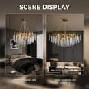 DecorBites™ Crystal Ceiling Chandelier for Bedroom and Living Room