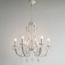DecorBites™ Iron Crystal Chandelier for Living Room Dining Bedroom Clothing Store Lighting