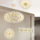 DecorBites™ Crystal LED Ceiling Pendant Chandelier for Home Decoration and Lighting