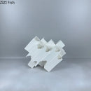 DecorBites™ Geometric Ceramic Desk Ornament Minimalism Sculpture Room Decor