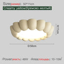 DecorBites™ Cream Wind Bedroom Ceiling Lights - Full Spectrum Internet Celebrity Design
