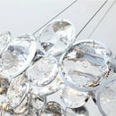 DecorBites™ Crystal LED Chandelier: Modern Nordic Style Luxury Pendant Light for Living, Bedroom, Dining Room