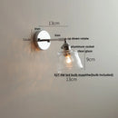 DecorBites™ Iron Rotate LED Wall Light Modern Pull Chain Switch Clear Glass Wandlamp