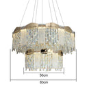 DecorBites™ Crystal Ceiling Chandelier: Modern Luxury Lighting for Living Room, Dining Room, Bedroom