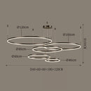 DecorBites™ LED Pendant Chandeliers for Staircase & Living Room Lighting