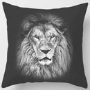 DecorBites™ Animals World Tiger Lion Pillow Case for Cute Home Decor in Sofa Living Room