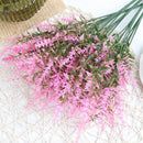 35cm Artificial Flower Plastic Lavender Fake Plant Wedding Home Garden Decoration Bridal Bouquet Household Products Decortion