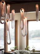 DecorBites™ Elegant LED Glass Chandelier for Luxury Home Decor