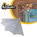 Spider Web Window Corner Decor Door Top Wall Decor Home Office Living Room Interior Stained Glass Acrylic Halloween Signs
