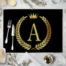 DecorBites™ Kitchen Table Mats Set of 4, 42*32cm, Cotton Linen Coasters for Dining Home Decor