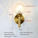 DecorBites™ Glass Ball LED Wall Lamp for Bedroom and Living Room
