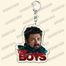 Hot The Boys TV Show Keychains Homelander Billy Butcher Starlight Key Chain Ring for Bag Hero Pendant Keyring Jewelry Fans Gifts