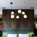 DecorBites™ Glass Chandelier G9 Hanging Light for Living Room Bedroom Decor