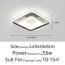 DecorBites™ LED Chandelier: Simple Modern Ceiling Lamps with Remote for Home, Bedroom, and Balcony