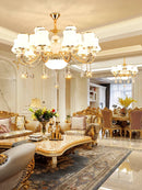 DecorBites™ Crystal LED Pendant: Elegant Modern European Living Room Lighting