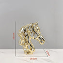 DecorBites™ Golden Openwork Animal Sculpture Set for Home Decoration