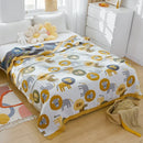 DecorBites™ 100% Cotton Nordic Throw Blanket - Soft Gauze Bedspread for Bedroom & Sofa