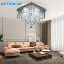 DecorBites™ Crystal LED Chandelier Ceiling Lamp for Luxe Home Decor
