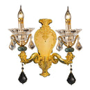 DecorBites™ Luxe Crystal Chandelier: Elegant Copper Living Room Dining Candle Light