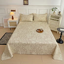 DecorBites™ Cotton Quilted Embroidered Bedspread Set