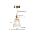 DecorBites™ Green Glass LED Pendant Light Fixture - Modern Nordic Hanging Lamp