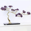 DecorBites™ Crystal and Brass Metal Decorative Figurine for Room Decoration