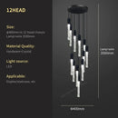 DecorBites™ Crystal Bubble Chandelier Pendant Light - Modern Staircase Hanging Fixture