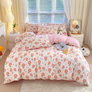 DecorBites™ Cotton Single Duvet Cover - Skin Friendly Quilt Cover for Single King Bed