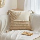DecorBites™ Geometric Tufted Tassel Cushion Cover 30x50cm/45x45cm