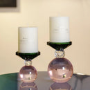 DecorBites™ Crystal Candle Holder: Elegant Table Centerpiece for Romantic Events & Home Decor
