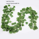 DecorBites™ Ivy Green Fake Leaves Garland Vine Wall Decoration Artificial Plants