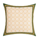 DecorBites™ Geometric Tufted Embroidery Cushion Cover 45x45cm Black White Lattice Sofa Pillow