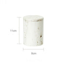 DecorBites™ Beige Travertine Marble Bathroom Set - Soap Dispenser Toothbrush Holder Tissue Box