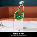 DecorBites™ Crystal Metal Fruit Sculpture Set Home Decoration