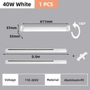 Modern black led track light set living room ceiling fixture