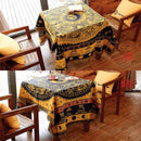 DecorBites™ Knitted Cotton Throw Blanket with Tassel - Geometric Bohemian Design