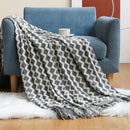 DecorBites™ Cozy Knitted Sofa Blanket - Winter Home Office Nap Comfort