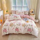 DecorBites™ Cotton Single Duvet Cover - Skin Friendly Quilt Cover for Single King Bed