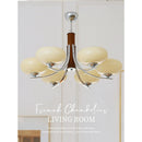 DecorBites™ Glass Chandelier: Bauhaus Art for Living Room, Bedroom, Study, Hall, Restaurant
