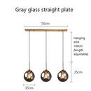 DecorBites™ Glass Pendant Lights: Nordic LED Hanging Lamp for Kitchen, Dining Room, Bedroom.