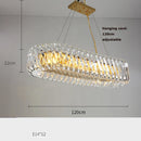 DecorBites™ Gold LED Chandelier 2025 New Trend for Living Room