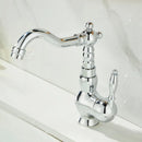 DecorBites™ Gold Basin Faucet Single Handle Bathroom Sink Tap Hot Cold Mixer Tap