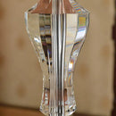 DecorBites™ Crystal Table Lamp with Fabric Lampshade - Luxury Bedroom Lighting