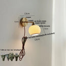 DecorBites™ Ceramic LED Wall Sconce Up Down Rotate Pull Chain Mirror Light
