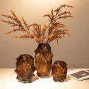 DecorBites™ Green Sea Cucumber Glass Vase Terrarium for Home Decoration
