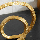 DecorBites™ Golden Circle Hollowed-out Ornaments: Home Decor Figurines