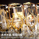 DecorBites™ Crystal Chandelier: Modern Luxury Round Italian Restaurant Light