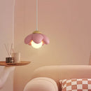 DecorBites™ Cream Flower Pendant Light: Modern Nordic Styling Chandelier for Bedroom & Living Room