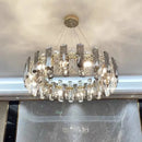 DecorBites™ Crystal LED Chandelier: Modern Luxury Room Decor Pendant Light for Home, Bedroom, Restaurant & Ceiling