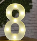 Decorative Letters Alphabet Letter LED Lights Luminous Number Lamp Night Light Wedding Proposal Party Baby Bedroom Decoration